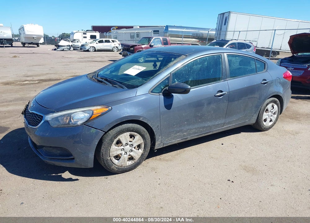 2016 KIA FORTE LX VIN: KNAFK4A68G5610558