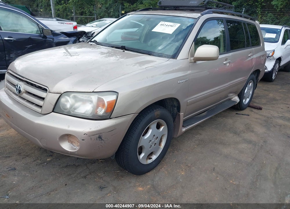 2004 TOYOTA HIGHLANDER LIMITED V6 VIN: JTEEP21A640036085