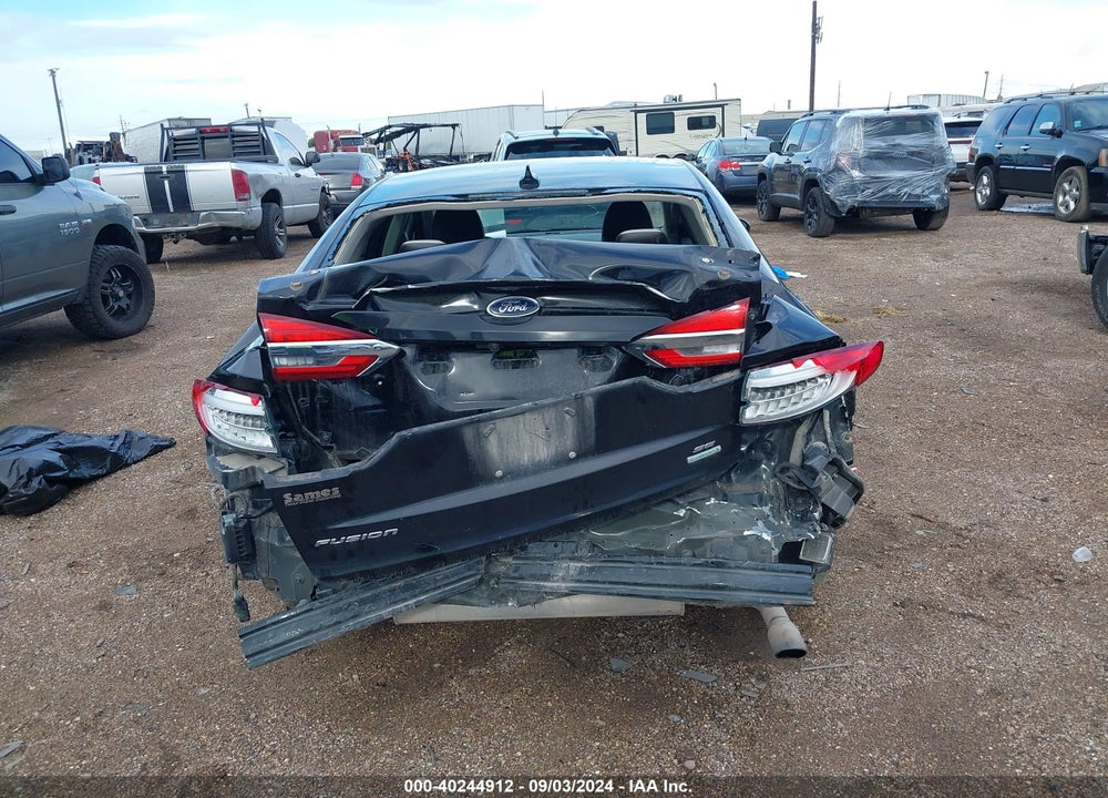 2019 FORD FUSION SE VIN: 3FA6P0HD7KR250213