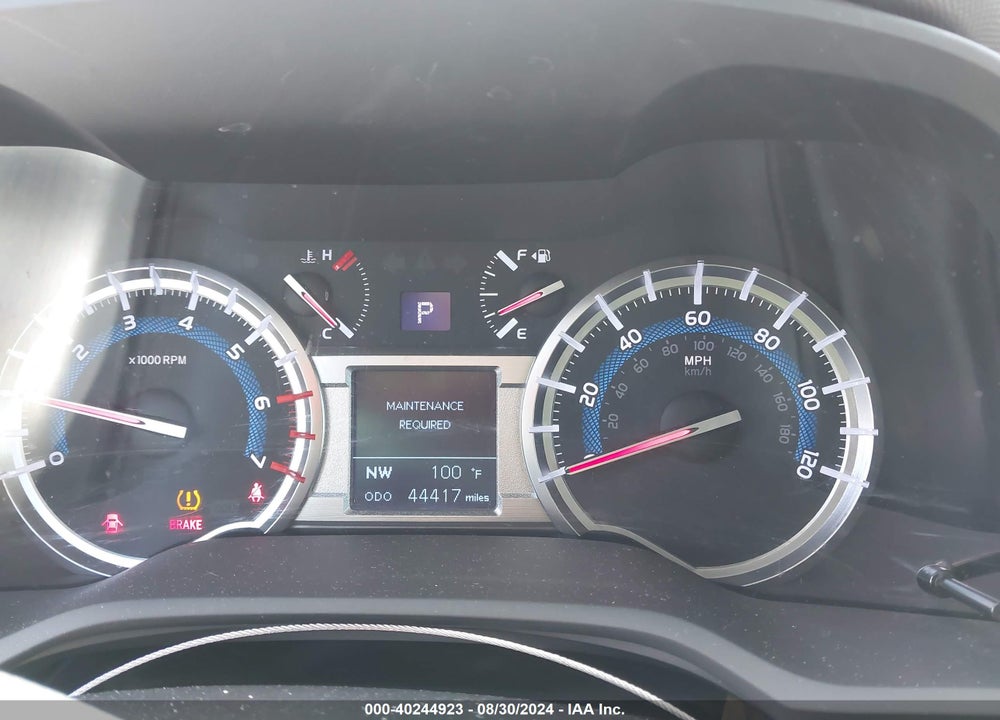 2019 TOYOTA 4RUNNER TRD OFF ROAD VIN: JTEBU5JR3K5678928