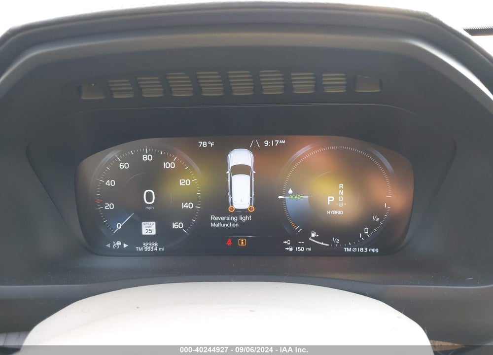 2021 VOLVO XC90 RECHARGE PLUG-IN HYBRID T8 INSCRIPTION 7 PASSENGER VIN: YV4BR0CLXM1701159