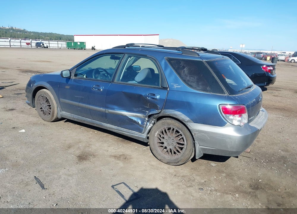 2007 SUBARU IMPREZA OUTBACK SPORT VIN: JF1GG63687H810359