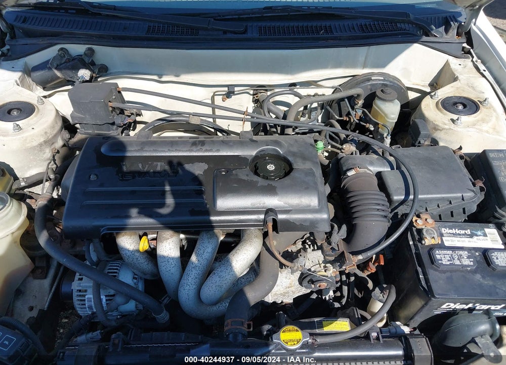 2001 TOYOTA COROLLA LE VIN: 2T1BR12E61C509644