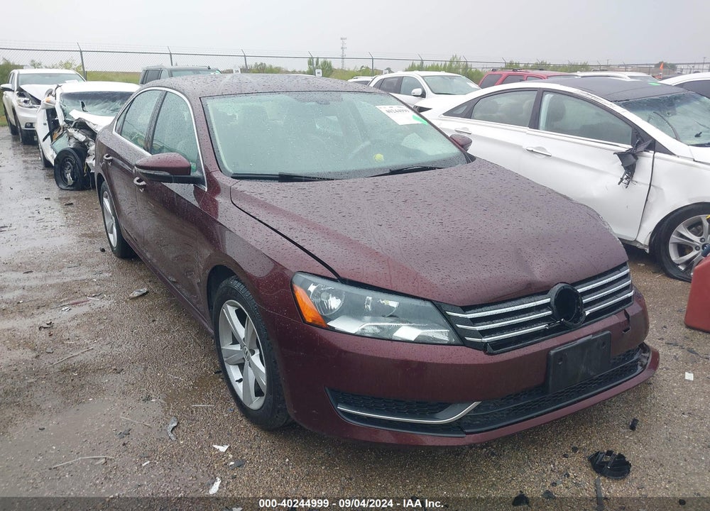 2012 VOLKSWAGEN PASSAT 2.5L SE VIN: 1VWBP7A30CC025339