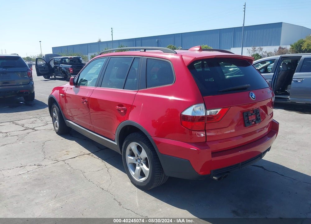 2008 BMW X3 3.0SI VIN: WBXPC93468WJ23242