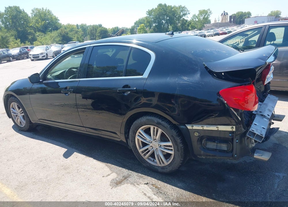 2013 INFINITI G37X VIN: JN1CV6AR3DM751173