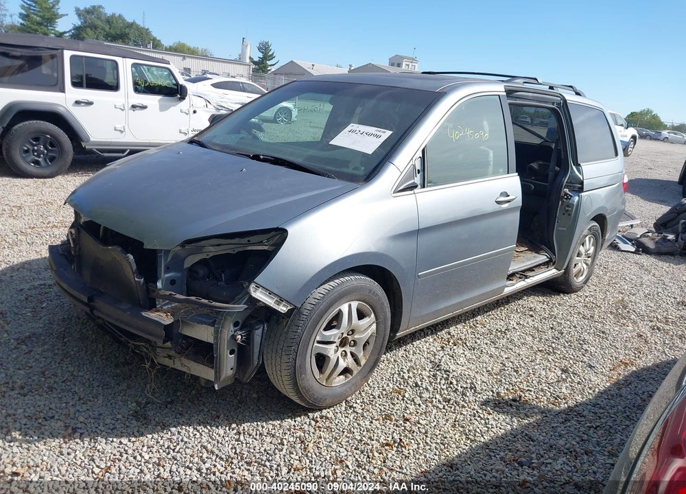 2005 HONDA ODYSSEY EX-L VIN: 5FNRL38715B086137