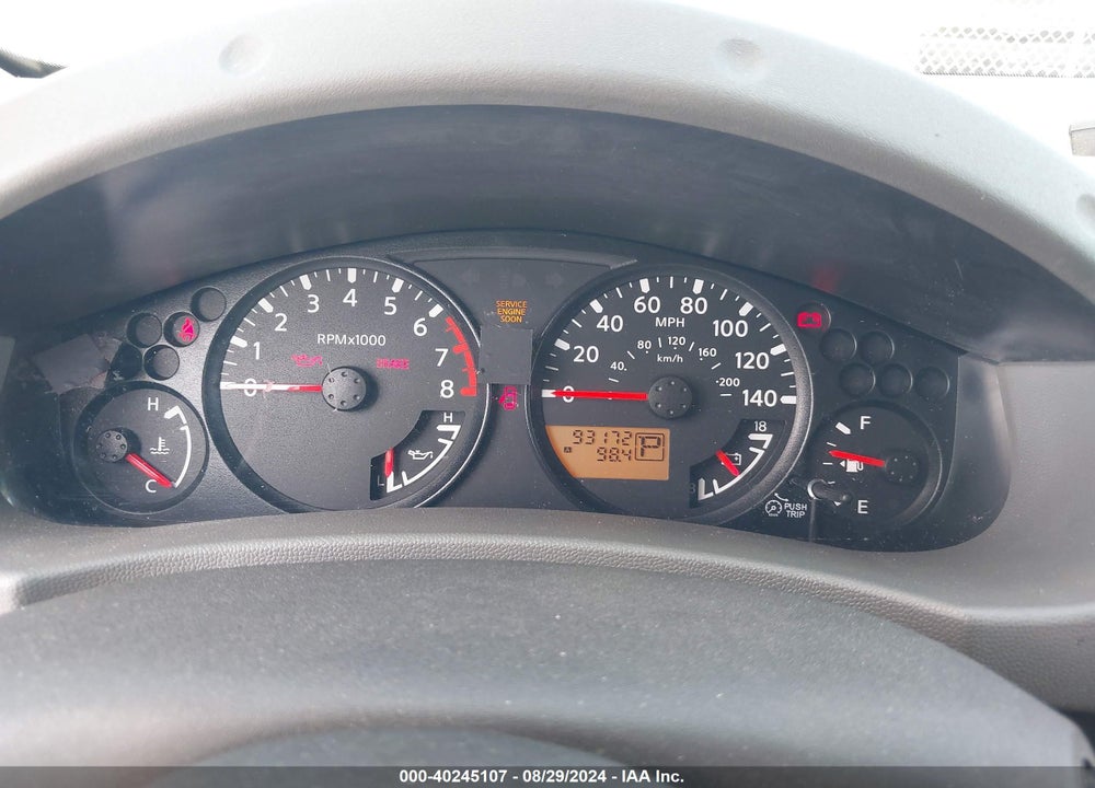 2008 NISSAN XTERRA S VIN: 5N1AN08UX8C526333