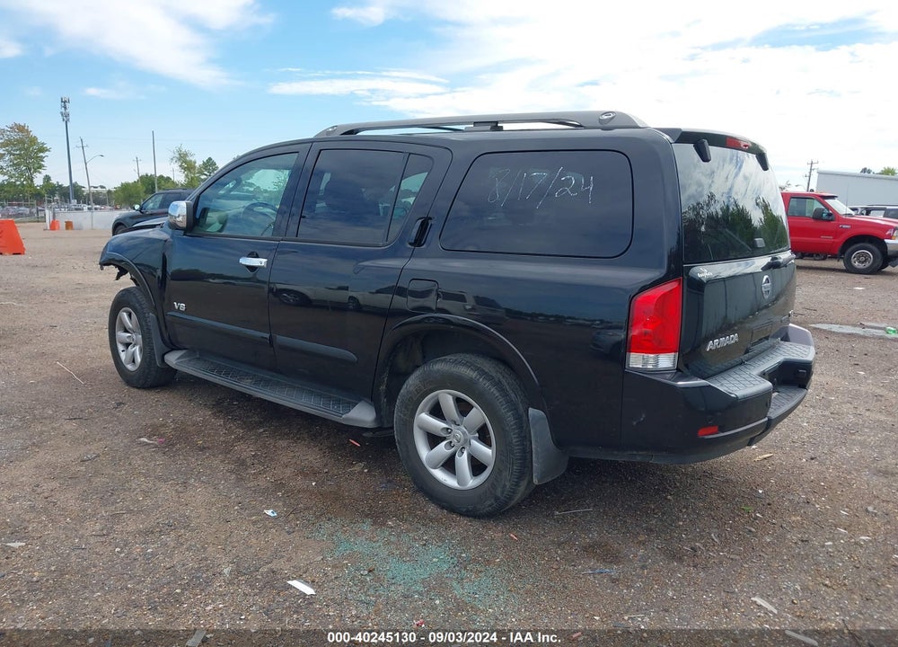 2008 NISSAN ARMADA SE VIN: 5N1BA08D28N615379