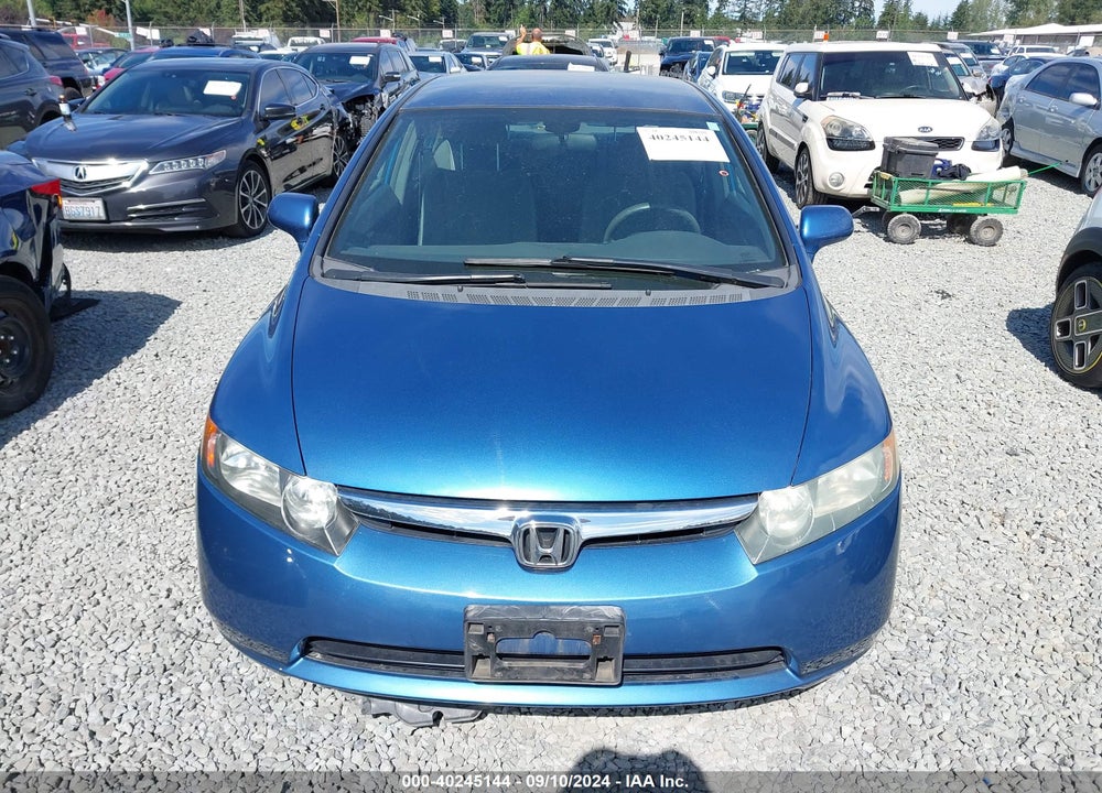 2006 HONDA CIVIC LX VIN: 1HGFA165X6L126682