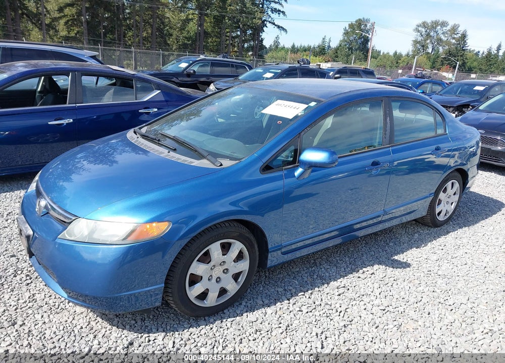 2006 HONDA CIVIC LX VIN: 1HGFA165X6L126682
