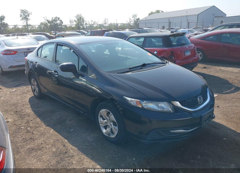 2014 HONDA CIVIC LX VIN: 19XFB2F55EE065833