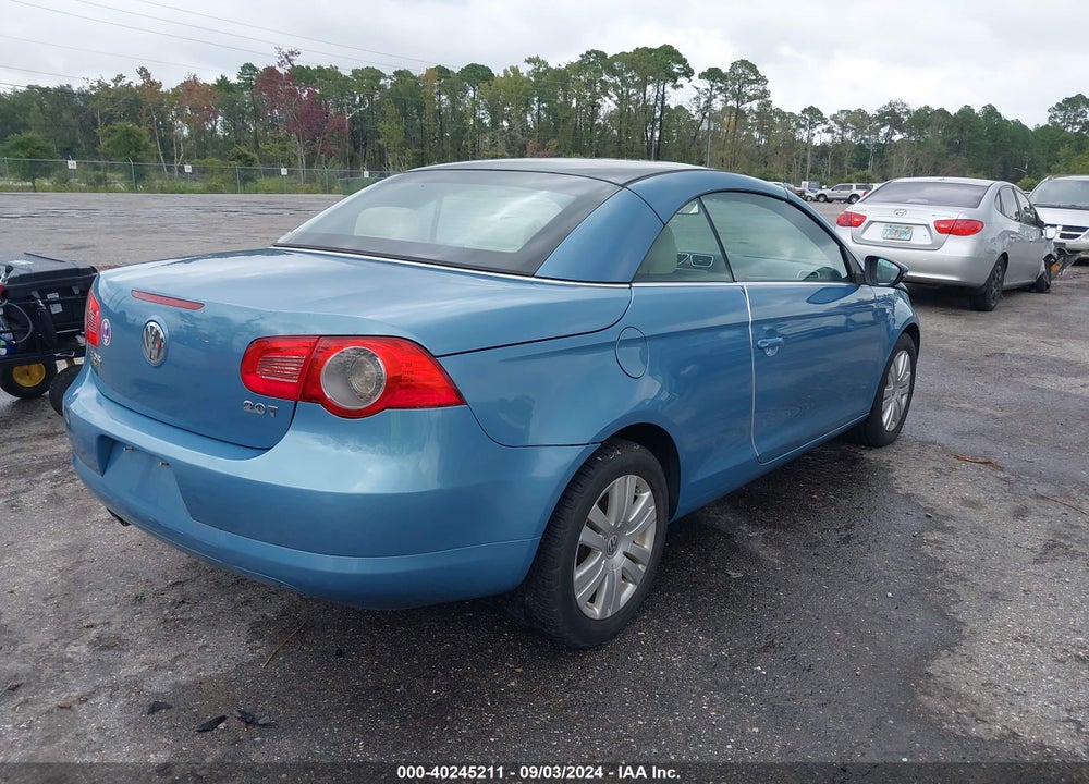 2010 VOLKSWAGEN EOS KOMFORT VIN: WVWBA7AH5AV012653