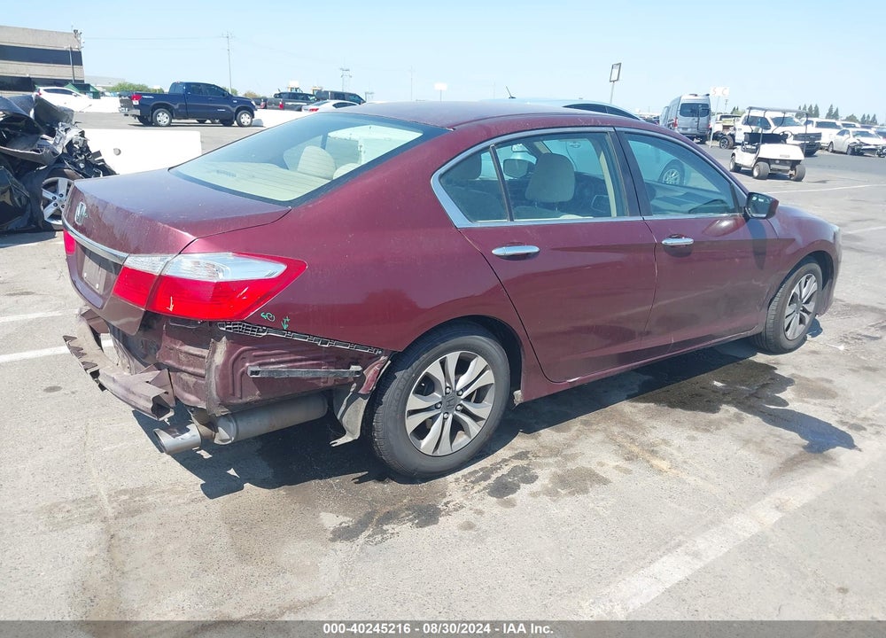 2013 HONDA ACCORD LX VIN: 1HGCR2F30DA246564