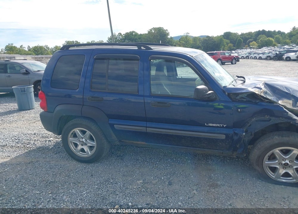 2004 JEEP LIBERTY SPORT VIN: 1J4GL48K34W115384