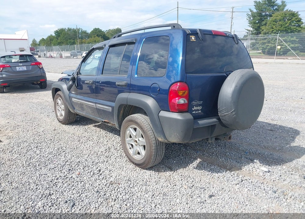 2004 JEEP LIBERTY SPORT VIN: 1J4GL48K34W115384