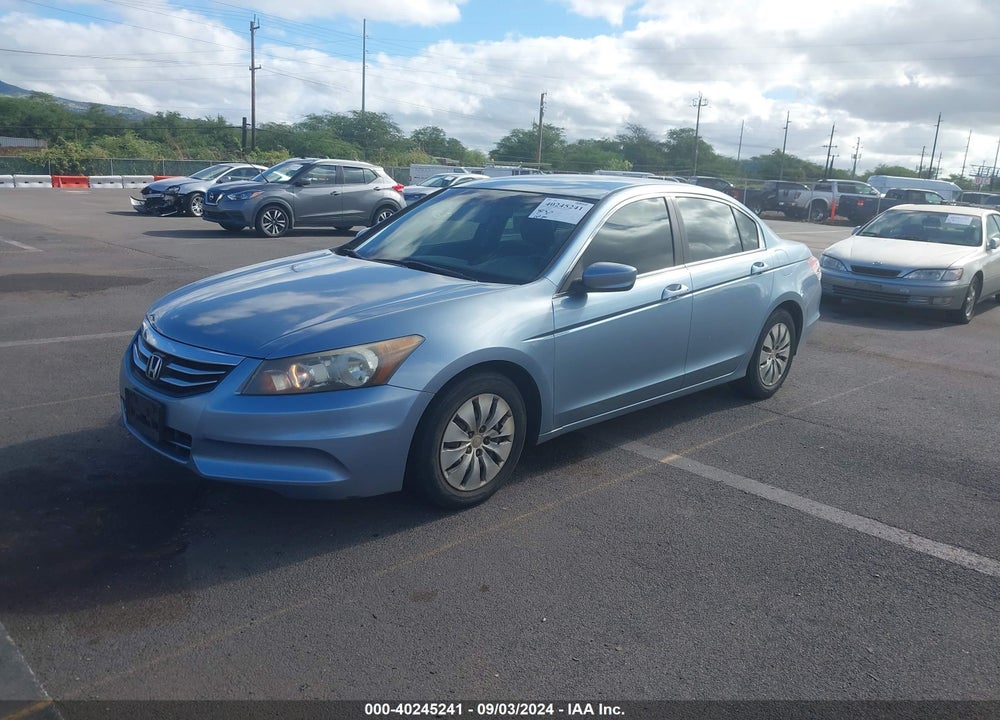 2012 HONDA ACCORD 2.4 LX VIN: 1HGCP2F33CA057833