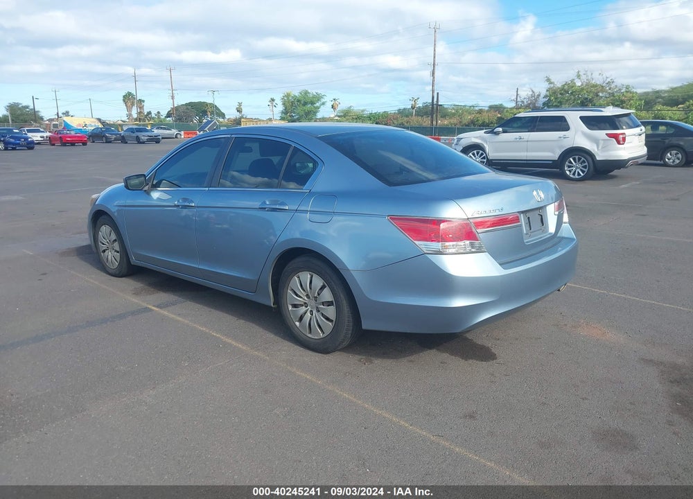 2012 HONDA ACCORD 2.4 LX VIN: 1HGCP2F33CA057833