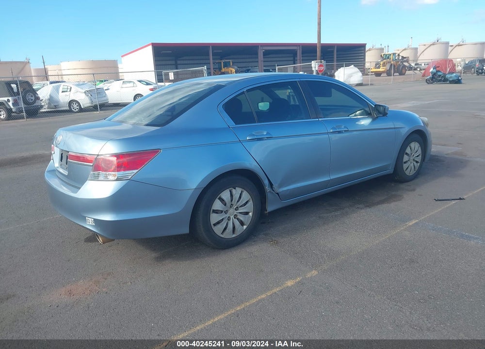 2012 HONDA ACCORD 2.4 LX VIN: 1HGCP2F33CA057833