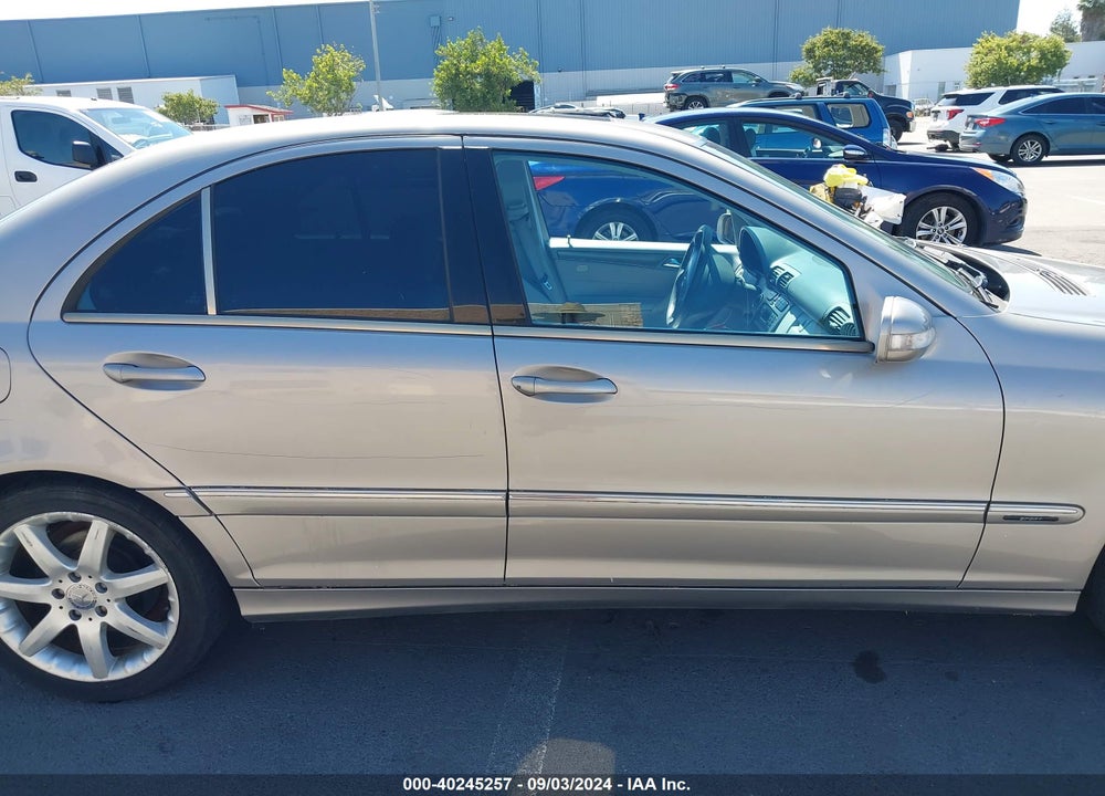 2003 MERCEDES-BENZ C 230 KOMPRESSOR SPORT VIN: WDBRF40J53F388834