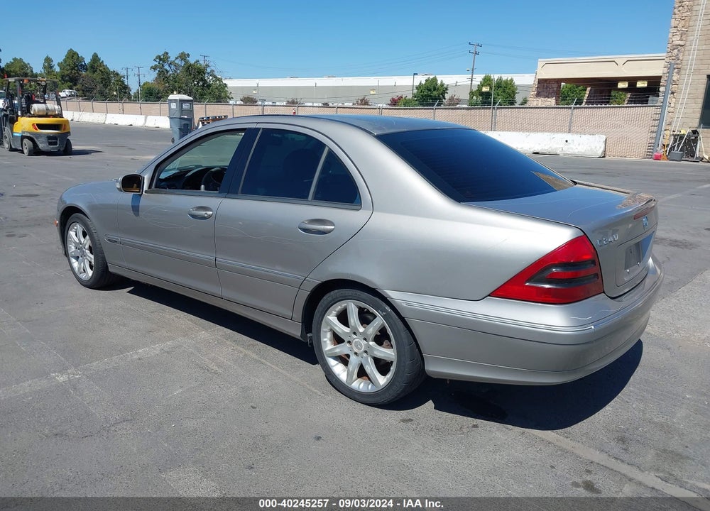 2003 MERCEDES-BENZ C 230 KOMPRESSOR SPORT VIN: WDBRF40J53F388834