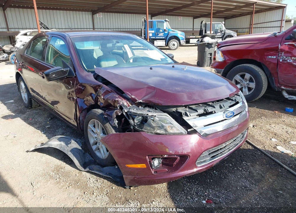 2012 FORD FUSION S VIN: 3FAHP0GA8CR225726
