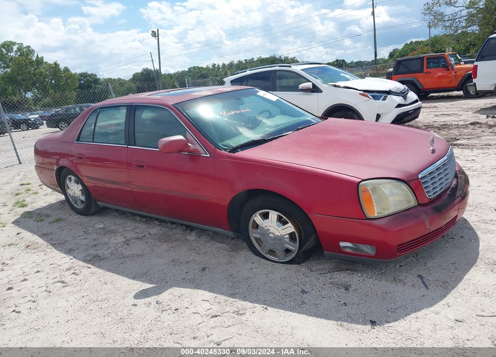 2003 CADILLAC DEVILLE STANDARD VIN: 1G6KD54Y63U123232