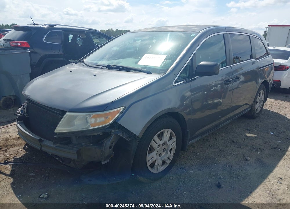 2011 HONDA ODYSSEY LX VIN: 5FNRL5H27BB012474