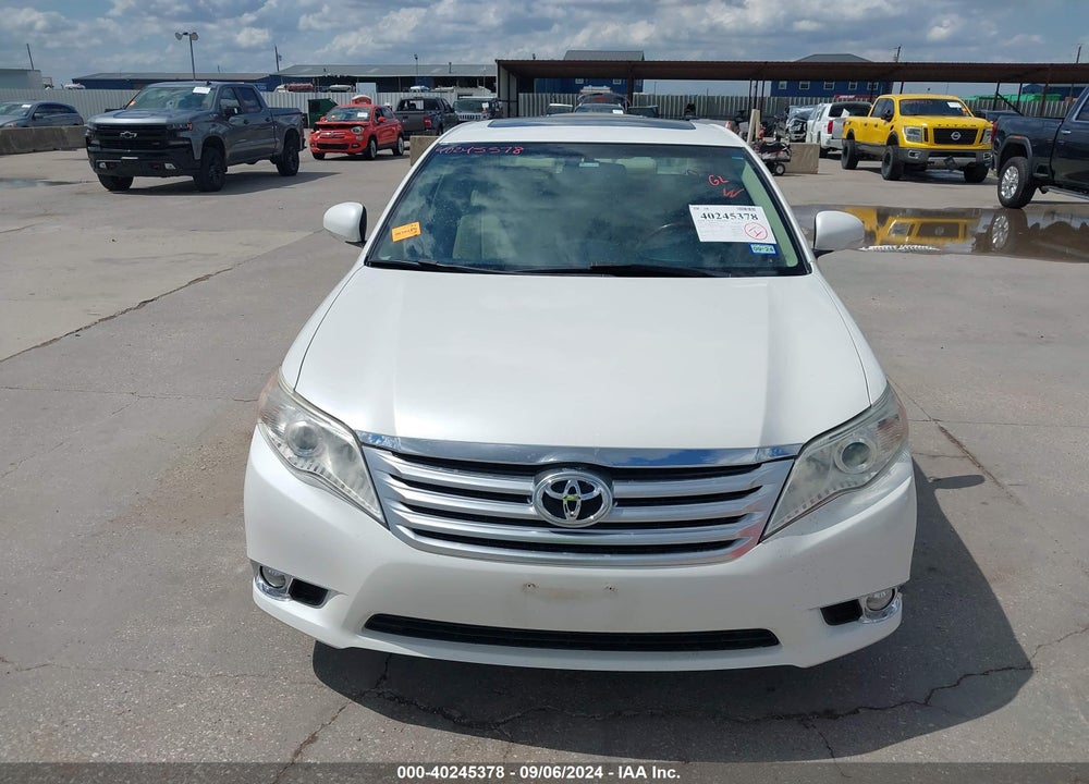 2011 TOYOTA AVALON LIMITED VIN: 4T1BK3DB2BU432225