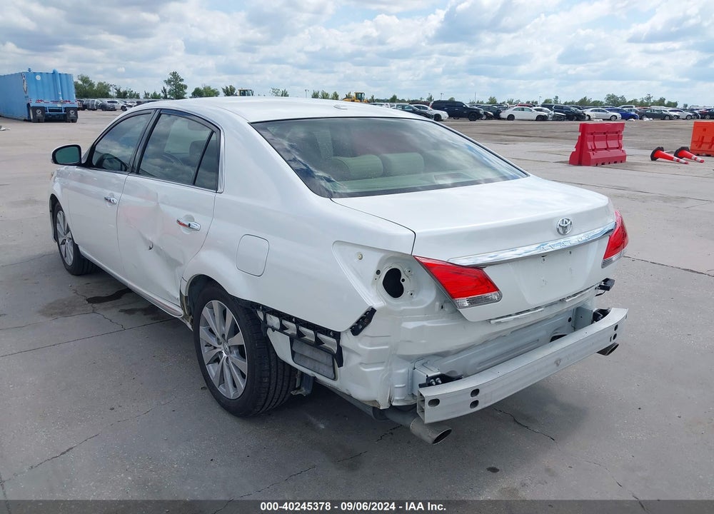 2011 TOYOTA AVALON LIMITED VIN: 4T1BK3DB2BU432225