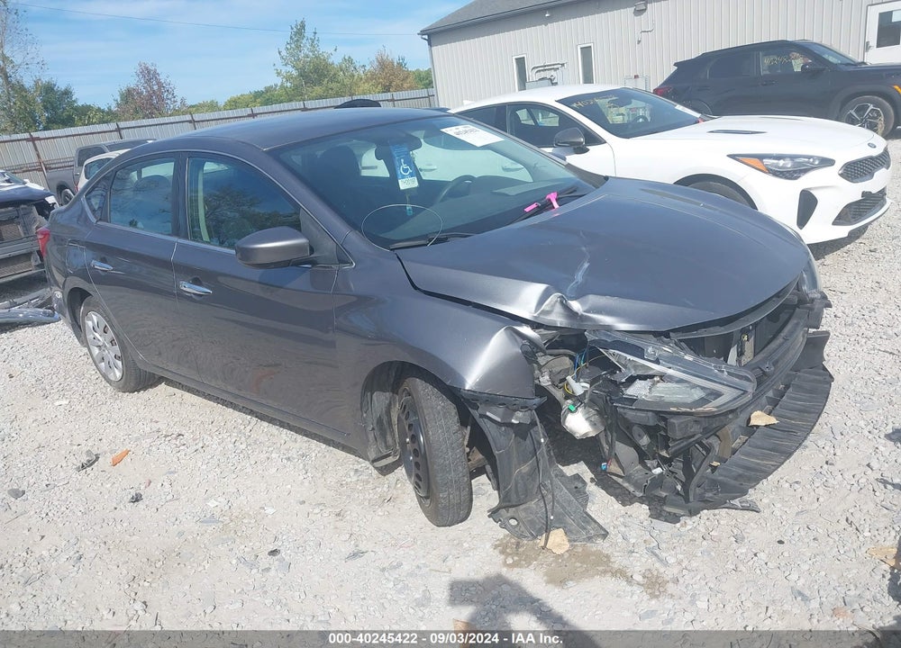 2017 NISSAN SENTRA SV VIN: 3N1AB7AP8HY372189