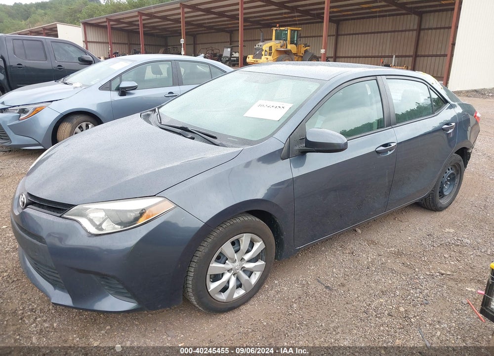 2014 TOYOTA COROLLA LE VIN: 5YFBURHE8EP085507