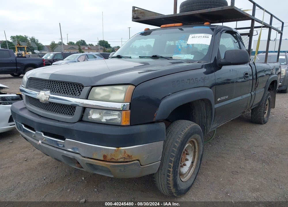 2004 CHEVROLET SILVERADO 2500HD WORK TRUCK VIN: 1GCHK24U64E127799