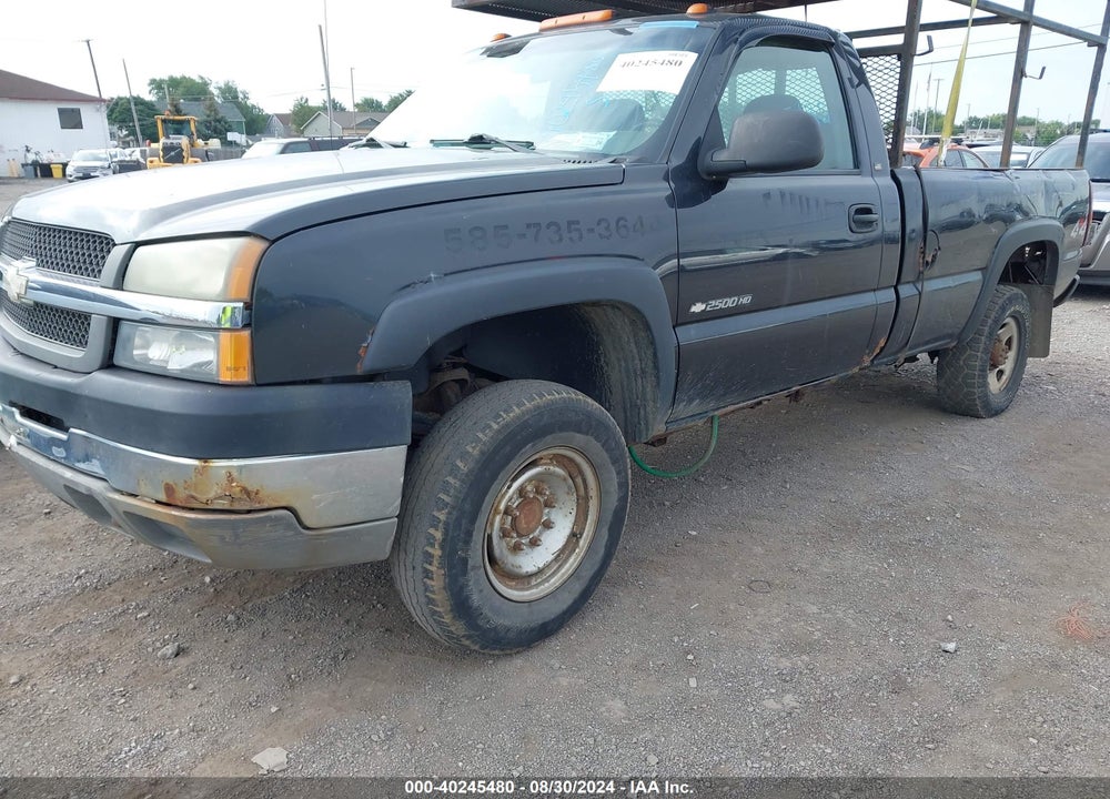 2004 CHEVROLET SILVERADO 2500HD WORK TRUCK VIN: 1GCHK24U64E127799