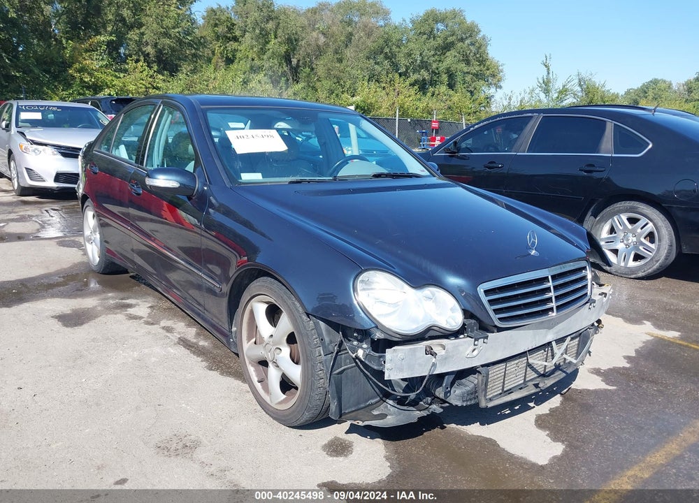 2005 MERCEDES-BENZ C 230 KOMPRESSOR SPORT VIN: WDBRF40J05F664484