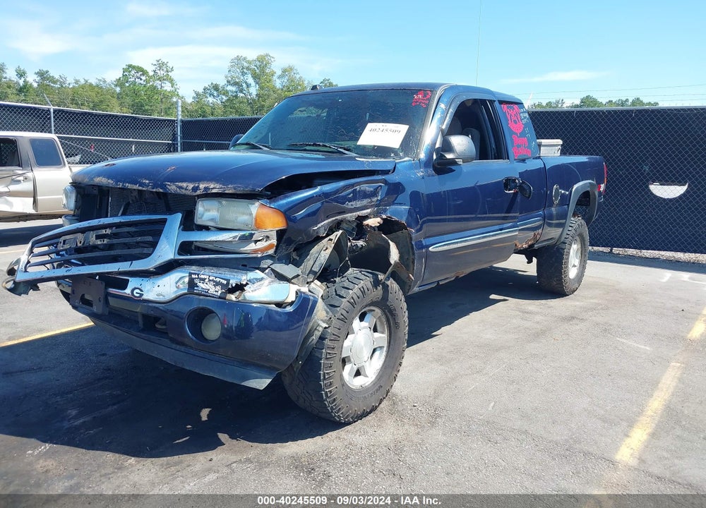 2005 GMC SIERRA 1500 SLE VIN: 2GTEK19B951160254