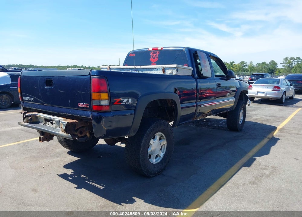 2005 GMC SIERRA 1500 SLE VIN: 2GTEK19B951160254