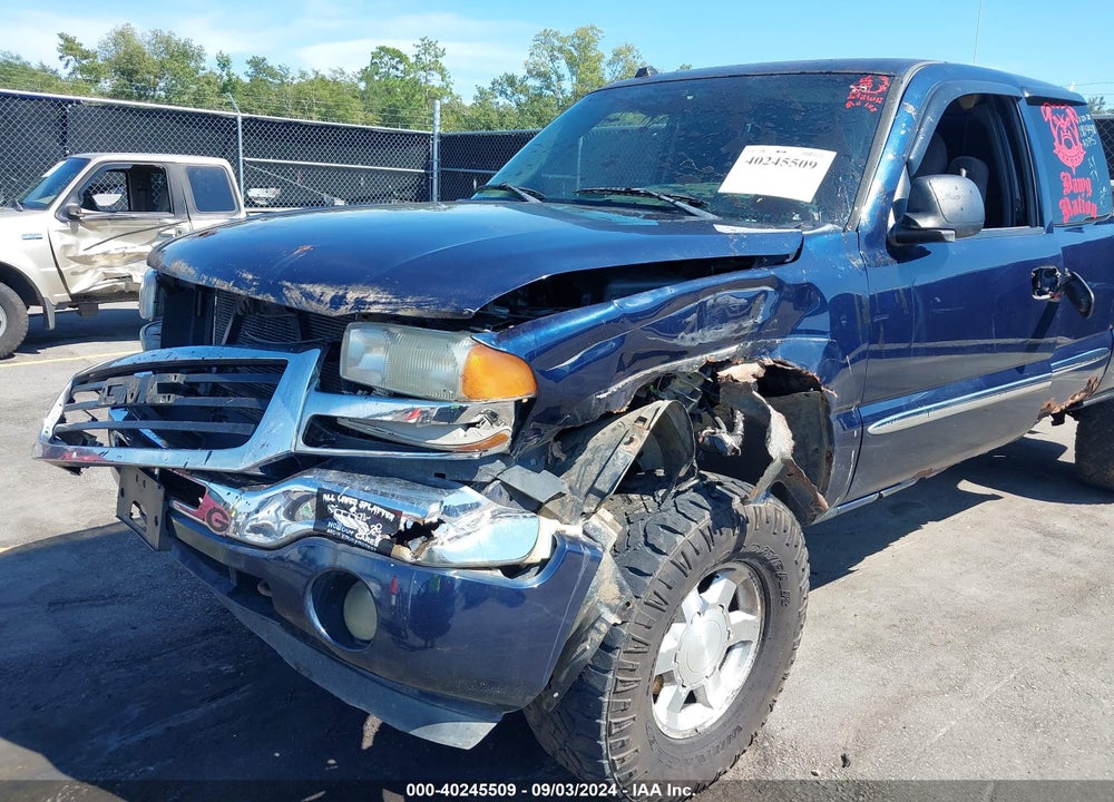 2005 GMC SIERRA 1500 SLE VIN: 2GTEK19B951160254