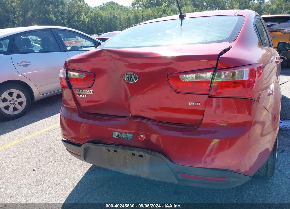 2013 KIA RIO VIN: KNADM4A30D6306234
