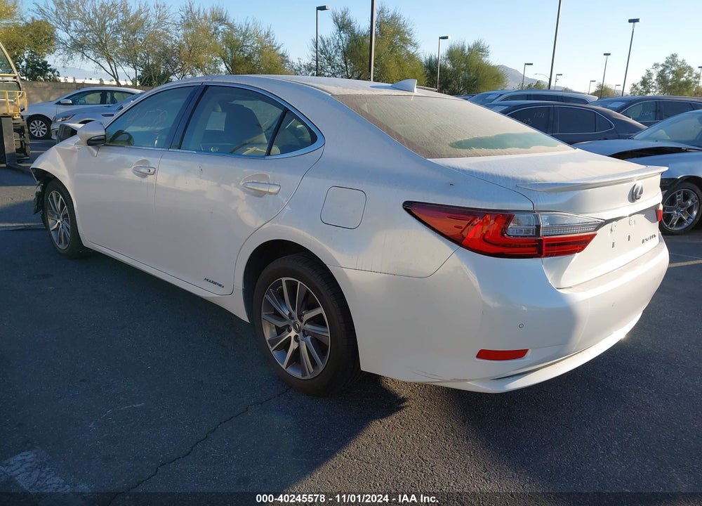2018 LEXUS ES 300H VIN: JTHBW1GGXJ2169057