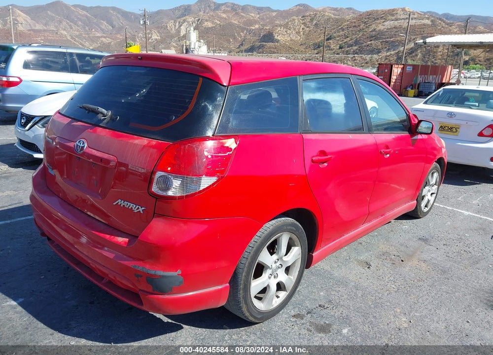 2004 TOYOTA MATRIX VIN: 2T1KY32E34C175267