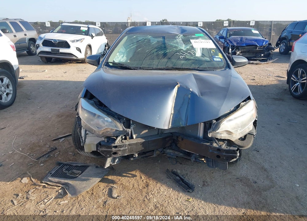 2016 TOYOTA COROLLA LE VIN: 5YFBURHE1GP554634