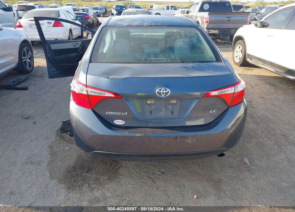 2016 TOYOTA COROLLA LE VIN: 5YFBURHE1GP554634