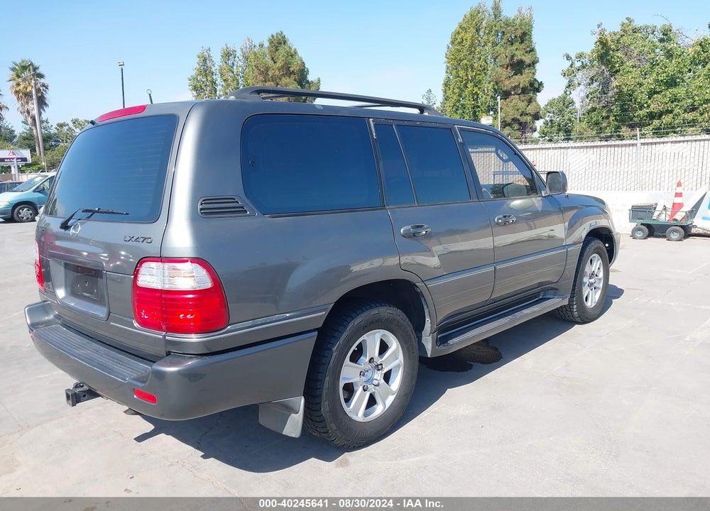 1999 LEXUS LX 470 VIN: JT6HT00W1X0065469