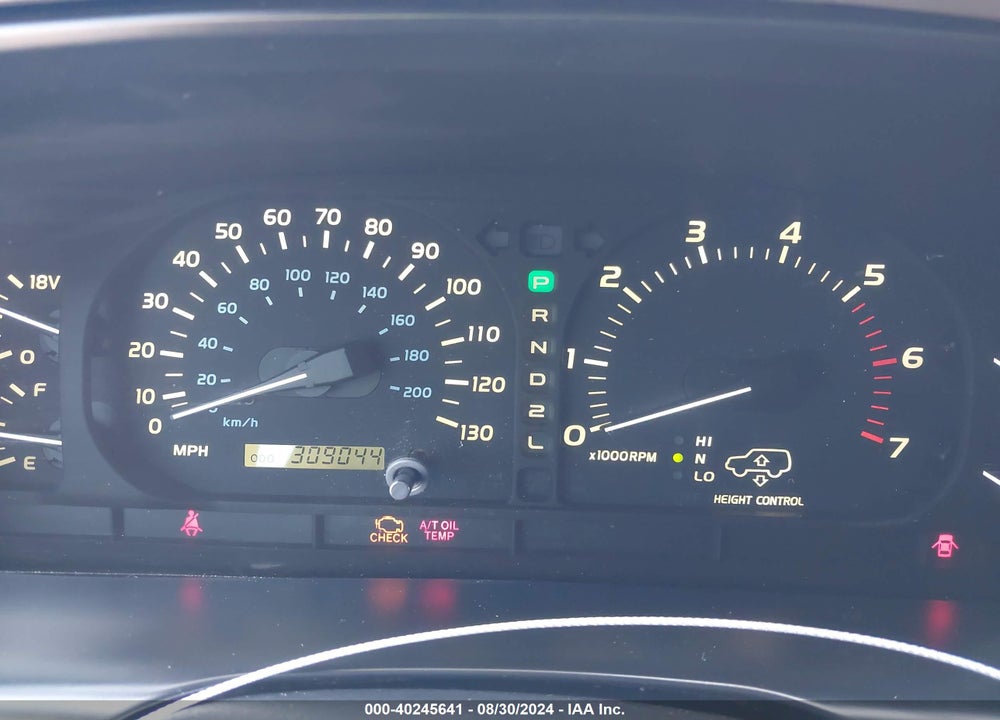 1999 LEXUS LX 470 VIN: JT6HT00W1X0065469