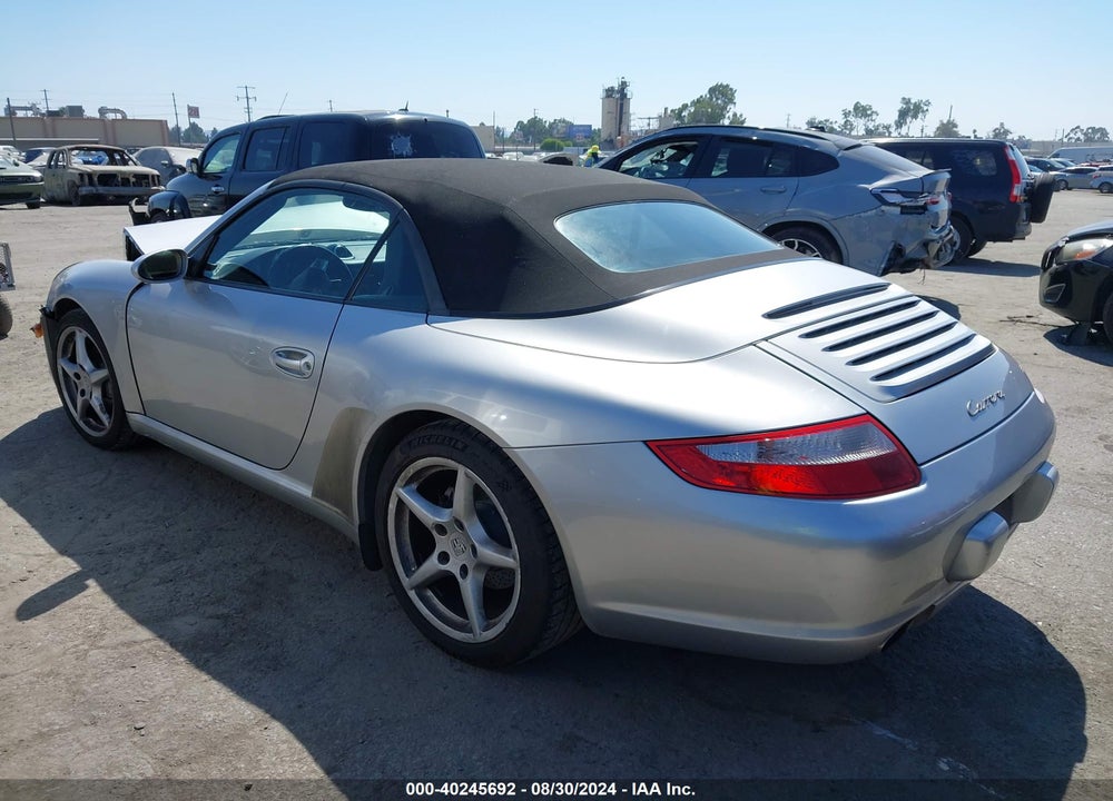 2007 PORSCHE 911 CARRERA /CARRERA 4 VIN: WP0CA29917S765613