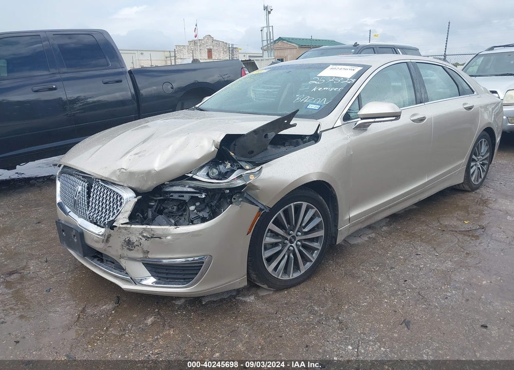 2017 LINCOLN MKZ SELECT VIN: 3LN6L5D96HR662115