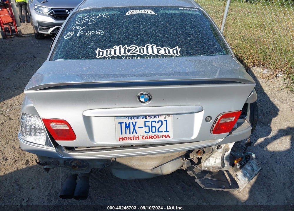 2001 BMW 330CI VIN: WBABN53421JU36735
