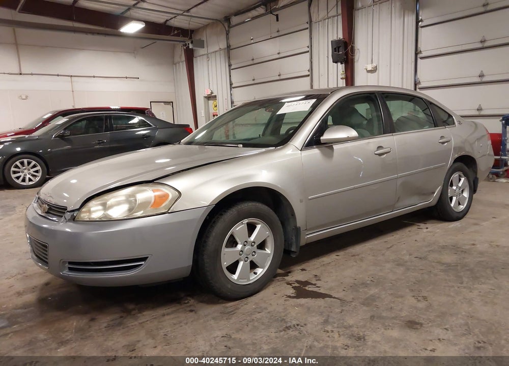 2008 CHEVROLET IMPALA LT VIN: 2G1WT55K889114878
