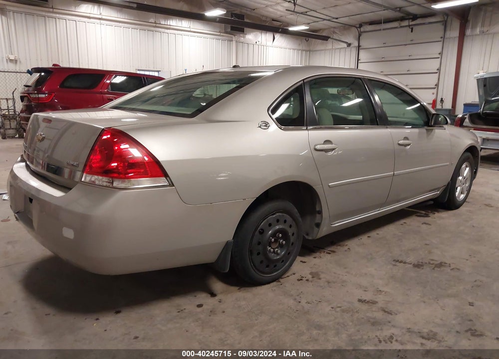 2008 CHEVROLET IMPALA LT VIN: 2G1WT55K889114878
